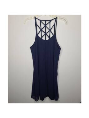 Charming Charlie navy sleeveless dress - medium